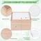 12 Pack Rustic Wooden Planter Boxes with Floral Foam Blocks – 4 Inch Unfinished Square Wood Centerpiece Containers for Flower Arrangements, Wedding Table Decor, Baby Shower, DIY Crafts & Home Garden Decorations